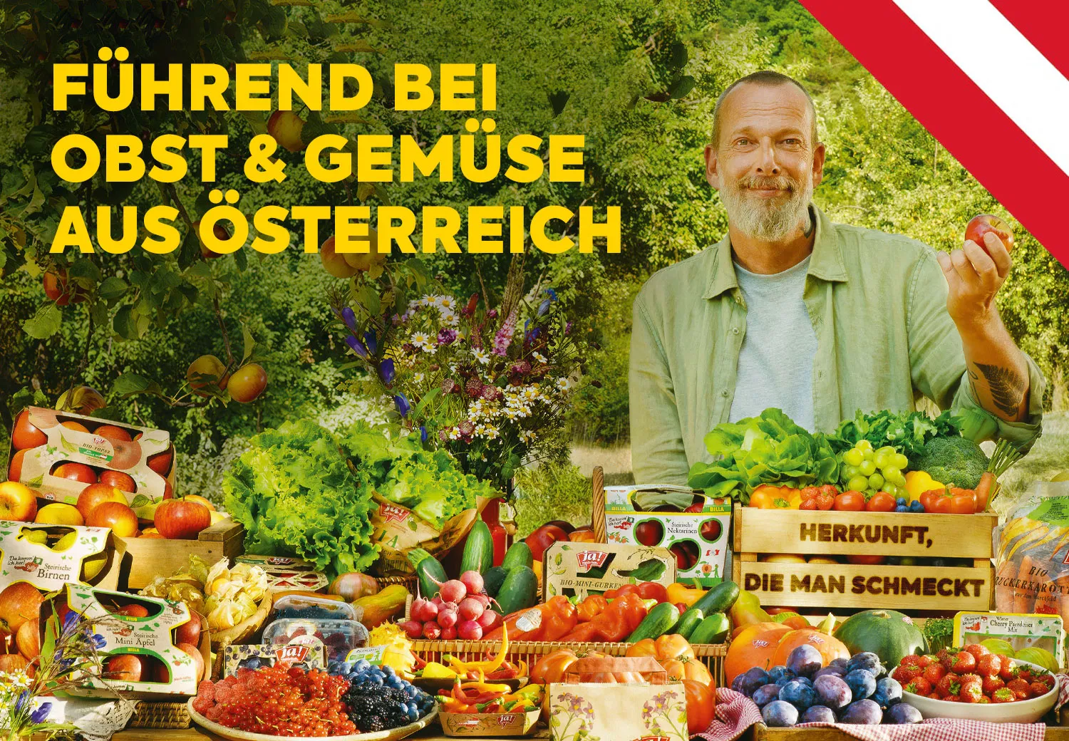 Führend bei Obst und Gemüse aus Österreich