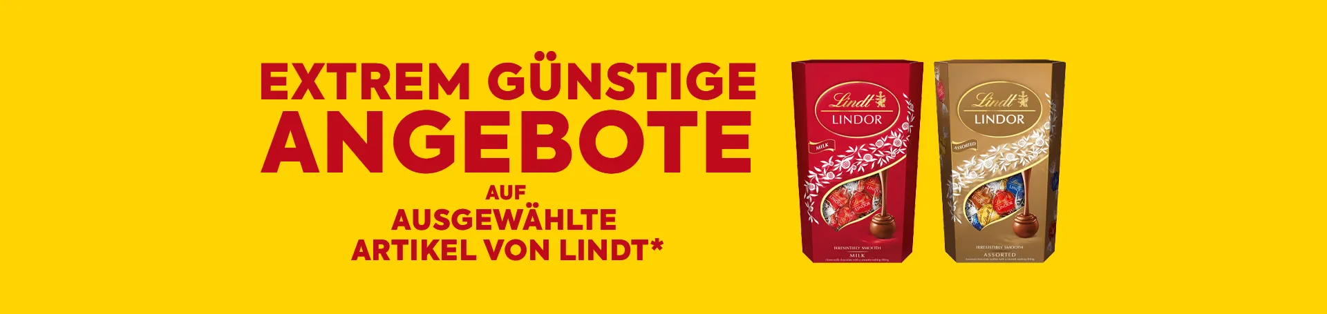 Extrem Günstige Angebote auf Ausgewählte Artikel von Lindt*