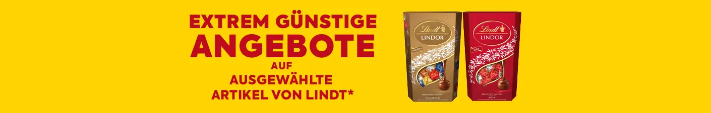 Extrem Günstige Angebote auf ausgewählte Artikel von Lindt