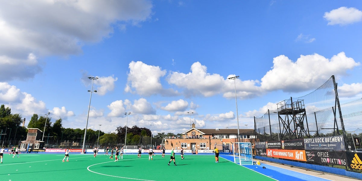 Nottingham Hockey Centre Blue Pitch View