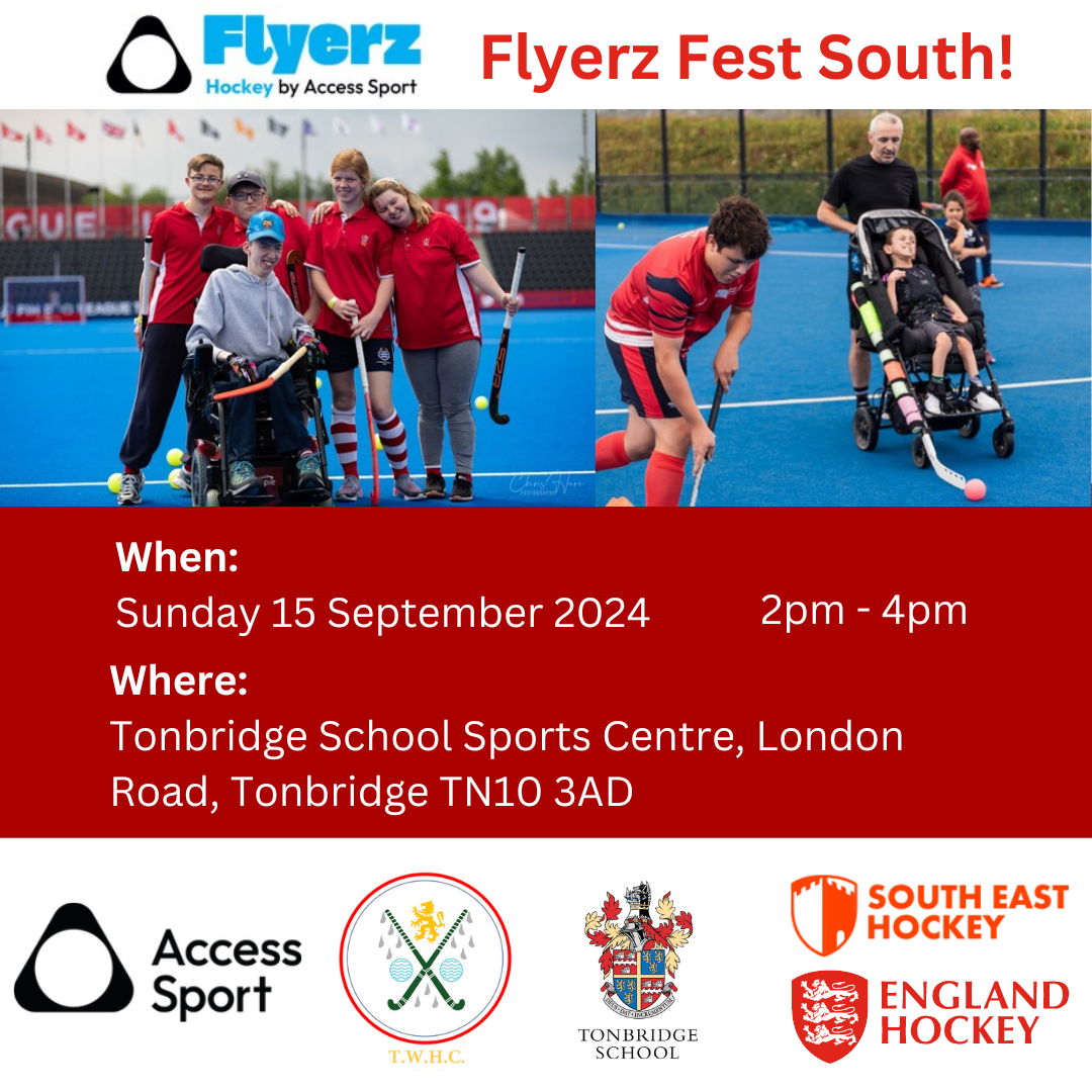 disabled and non-disabled people of all ages and abilities playing hockey