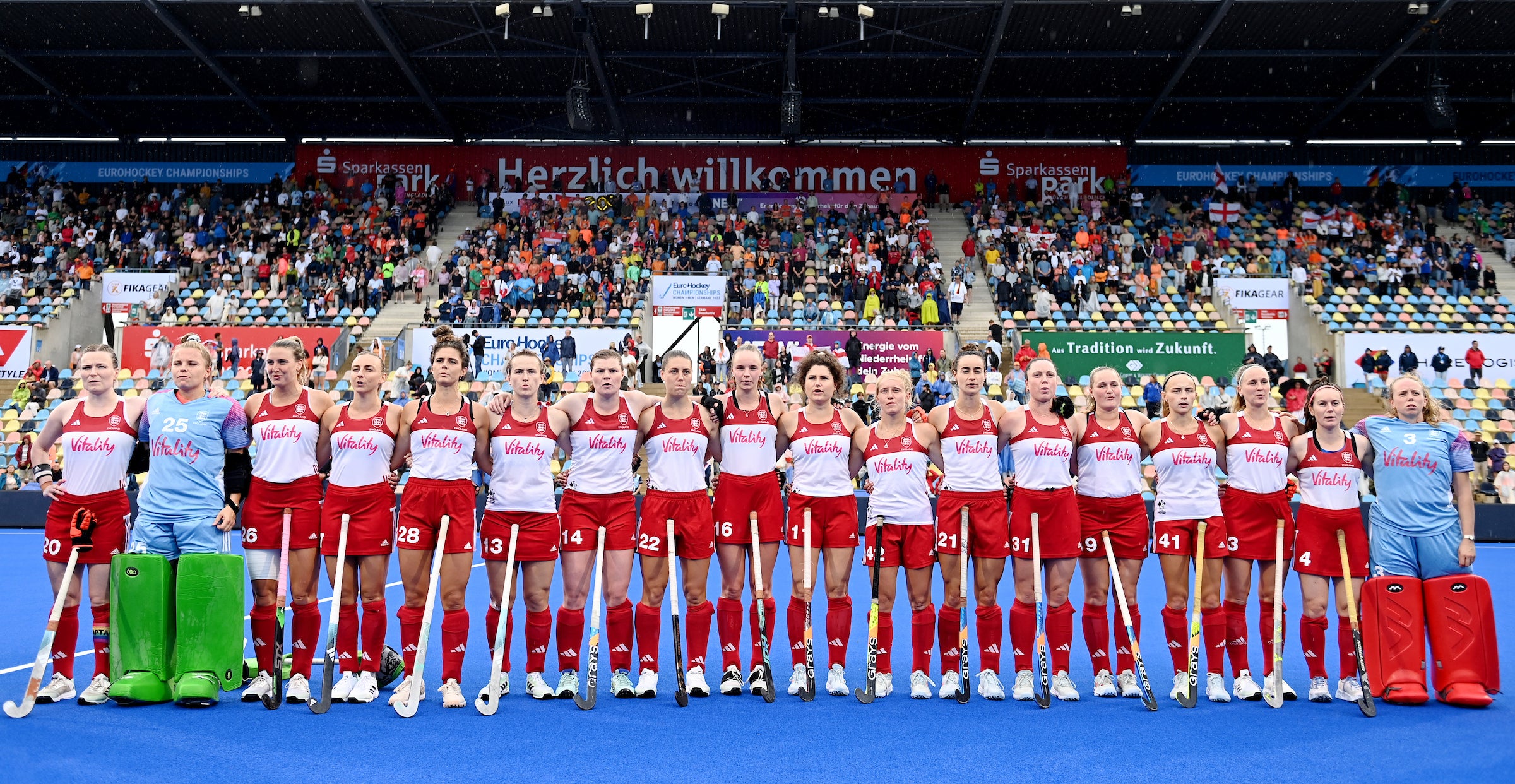 England Women's Hockey Team vs Netherlands at Euros 2023 Semi-Final