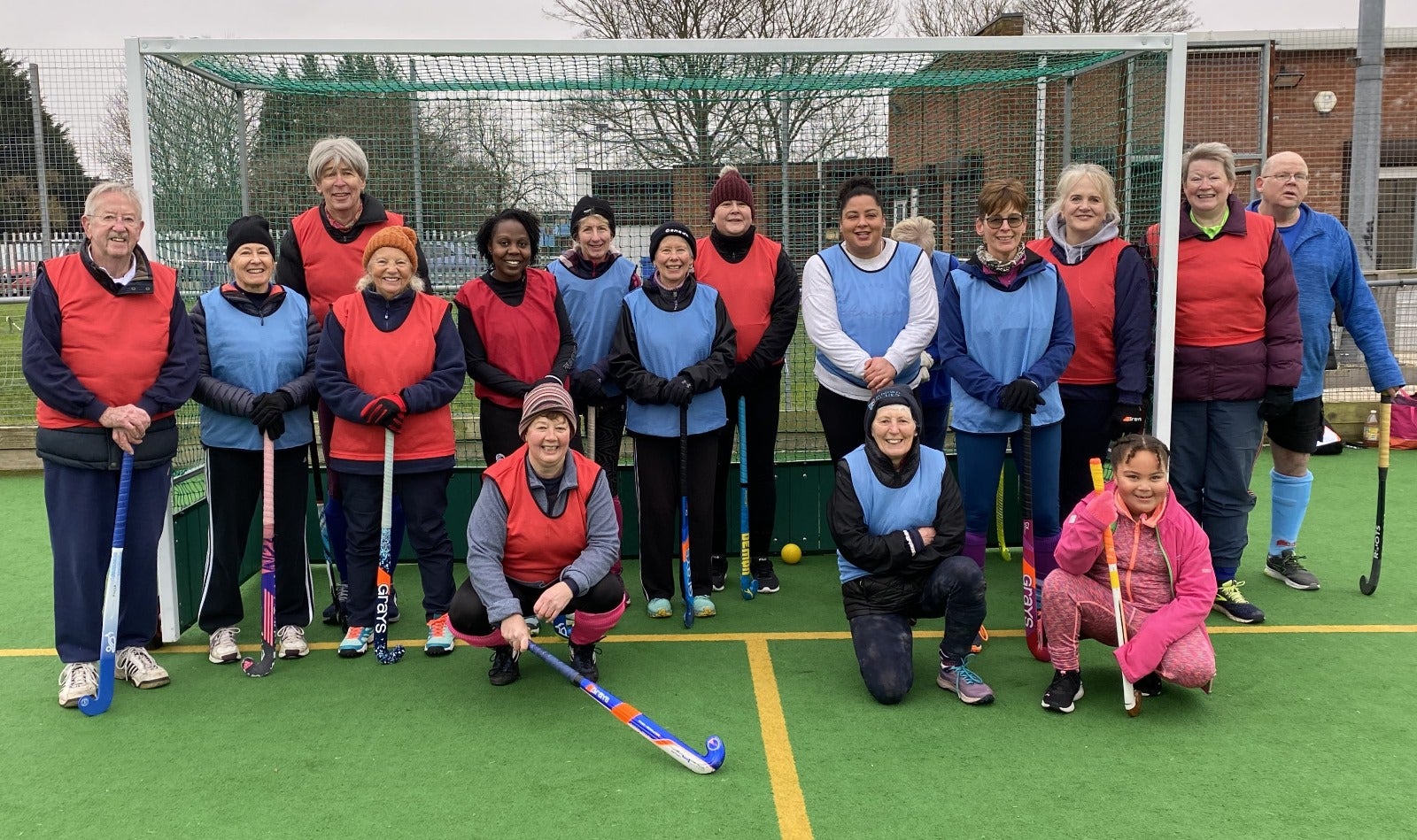 Inclusive%20Walking%20Hockey - England: International Women's Day - Jean Fitch's lifelong love of hockey - The theme of the 2025 International Women's Day is Accelerate Action. Jean Fitch from Bedford Hockey Club has spent the last 30 years involved in the club and was integral to the launch of the successful walking hockey sessions while playing in goal and fundraising for the club. We invited her to share her love of hockey and the positive changes that have been made at the club and the sport.  