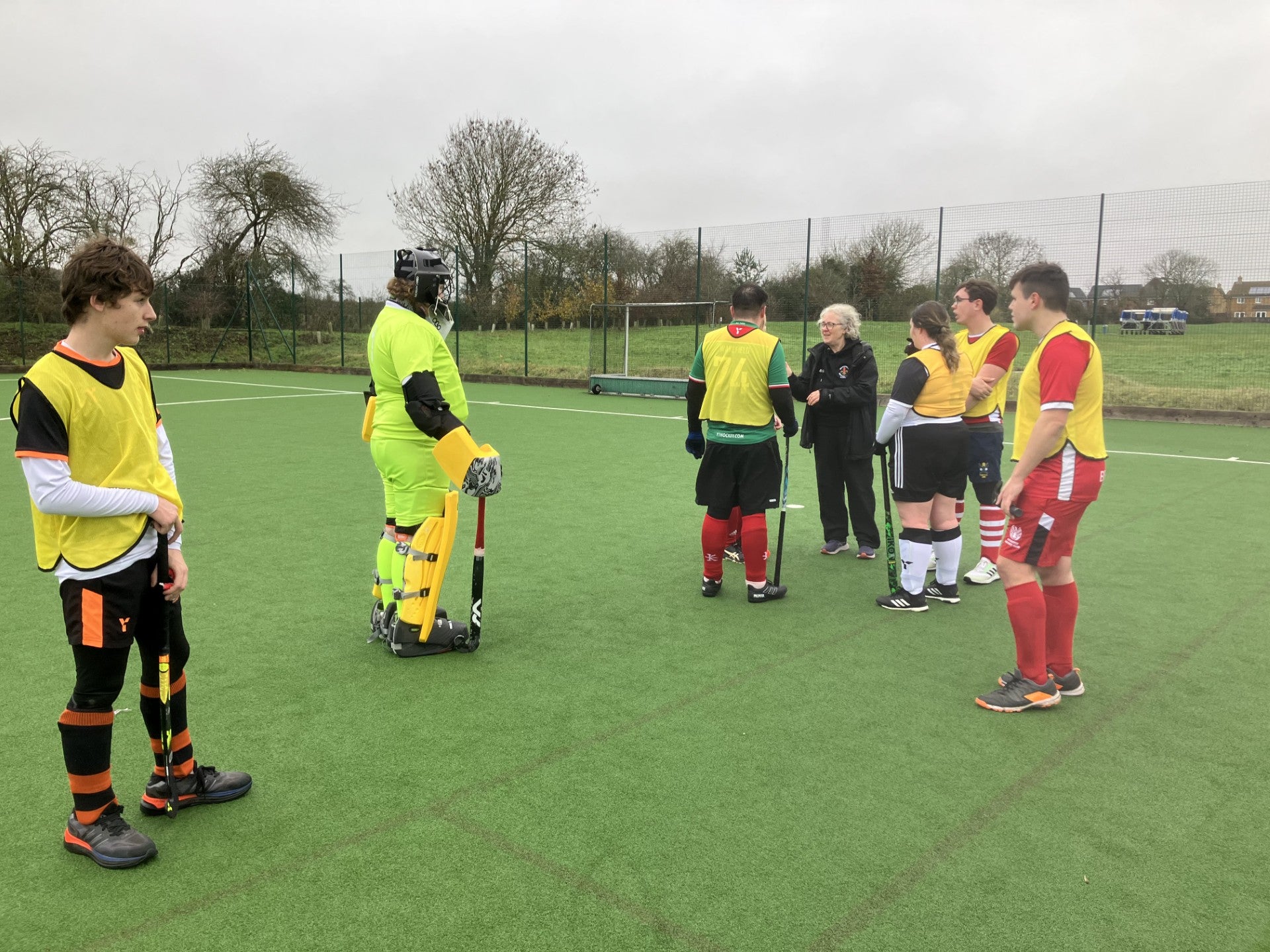 England: HockeyID Players Come Together Across Regions 1 thumbnail IMG 1659 - England: HockeyID Players Come Together Across Regions - On Sunday we had our first HockeyID get together, with the aim of getting more players more game time, spirits were very high despite the incredibly damp conditions. For some players it was the first time they had played against other players that weren’t from there own Flyerz club.
