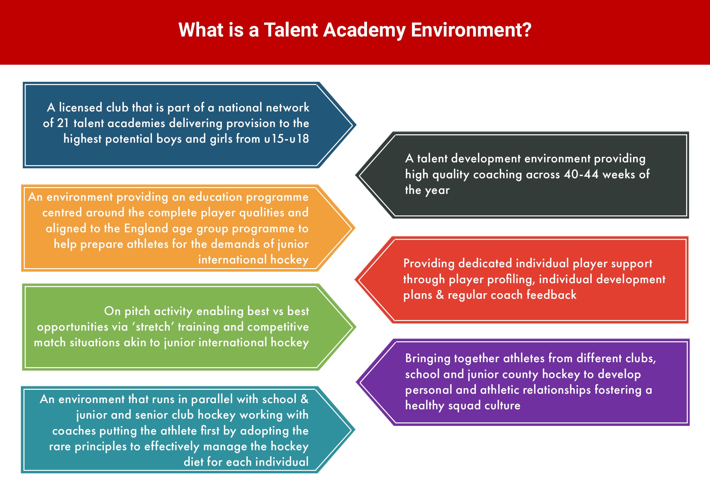 What is a Talent academy graphic, more detailed explanation of the above text