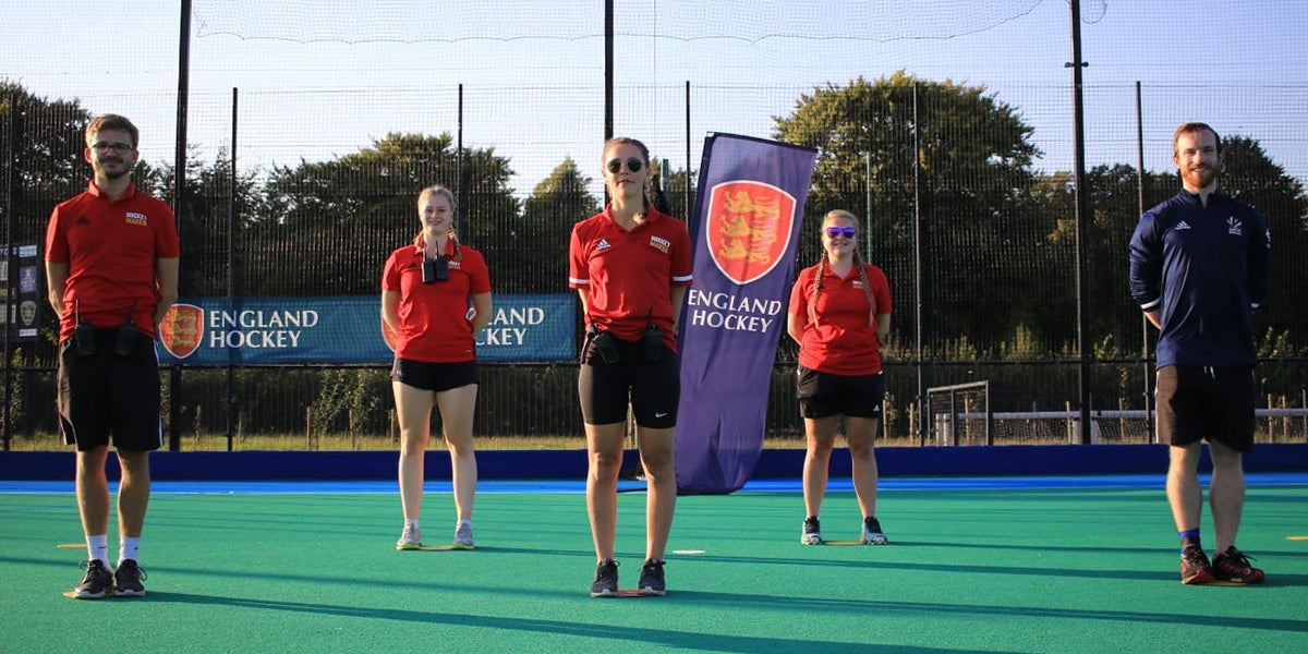 England and GB Hockey staff picture during COVID-19 