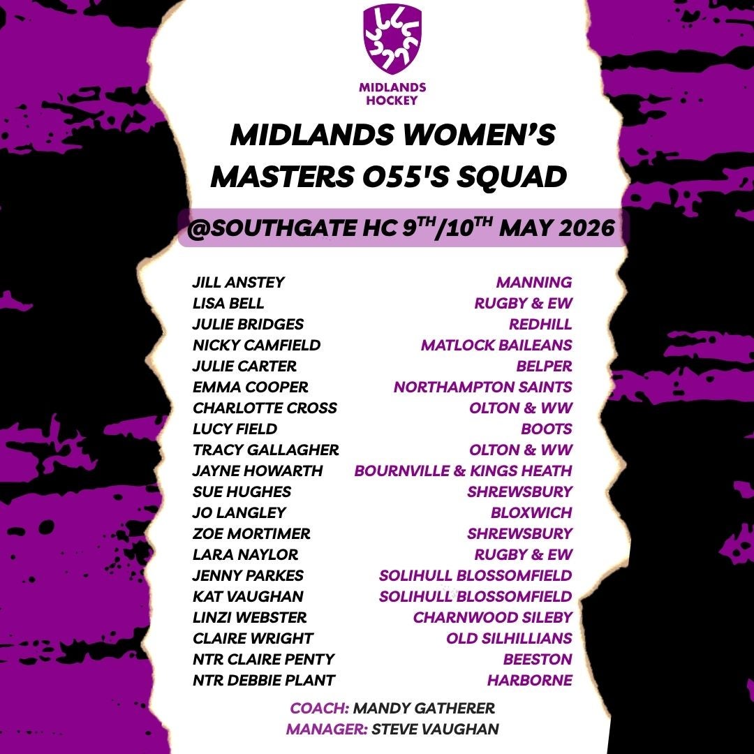 Midlands Masters Women's O55s 2026