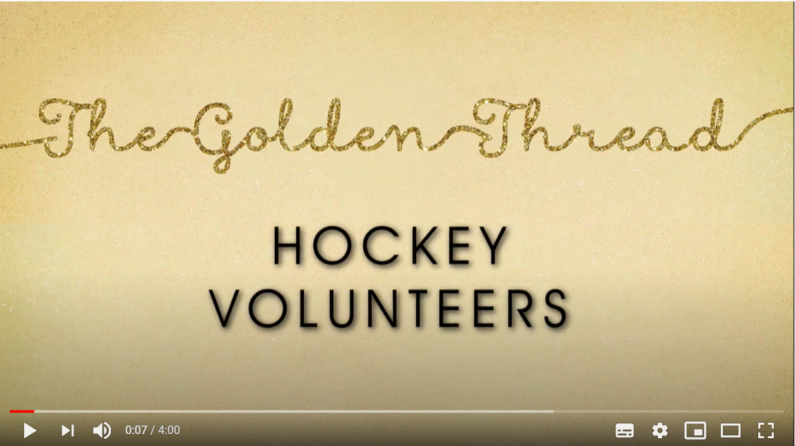 Hockey volunteers video 