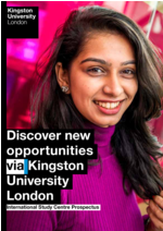 Thumbnail of the Kingston University ISC Prospectus