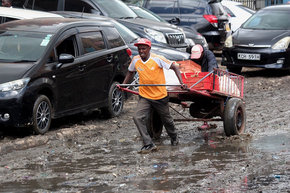 Flooding in Kenya. Credit: Shutterstock.