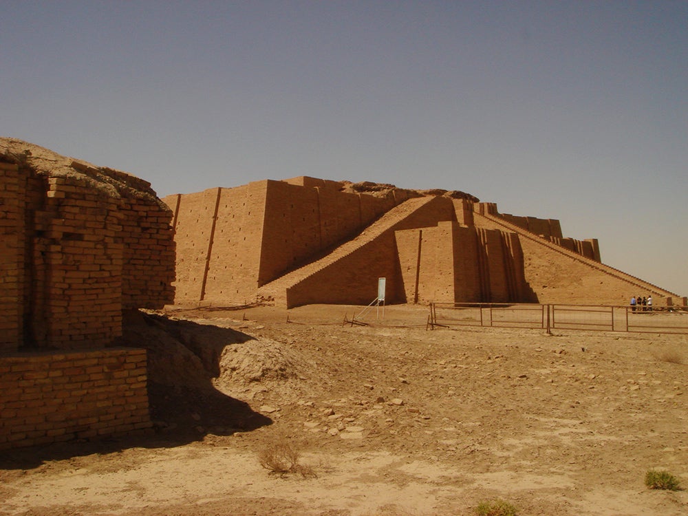 Ziggurat at Ur, Southern Iraq.