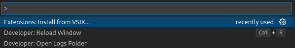 Go so the VS Code command prompt to Install SonarLint from a VSIX.