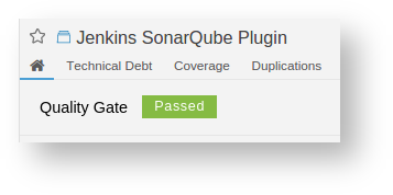 What your quality gate looks like in SonarQube.