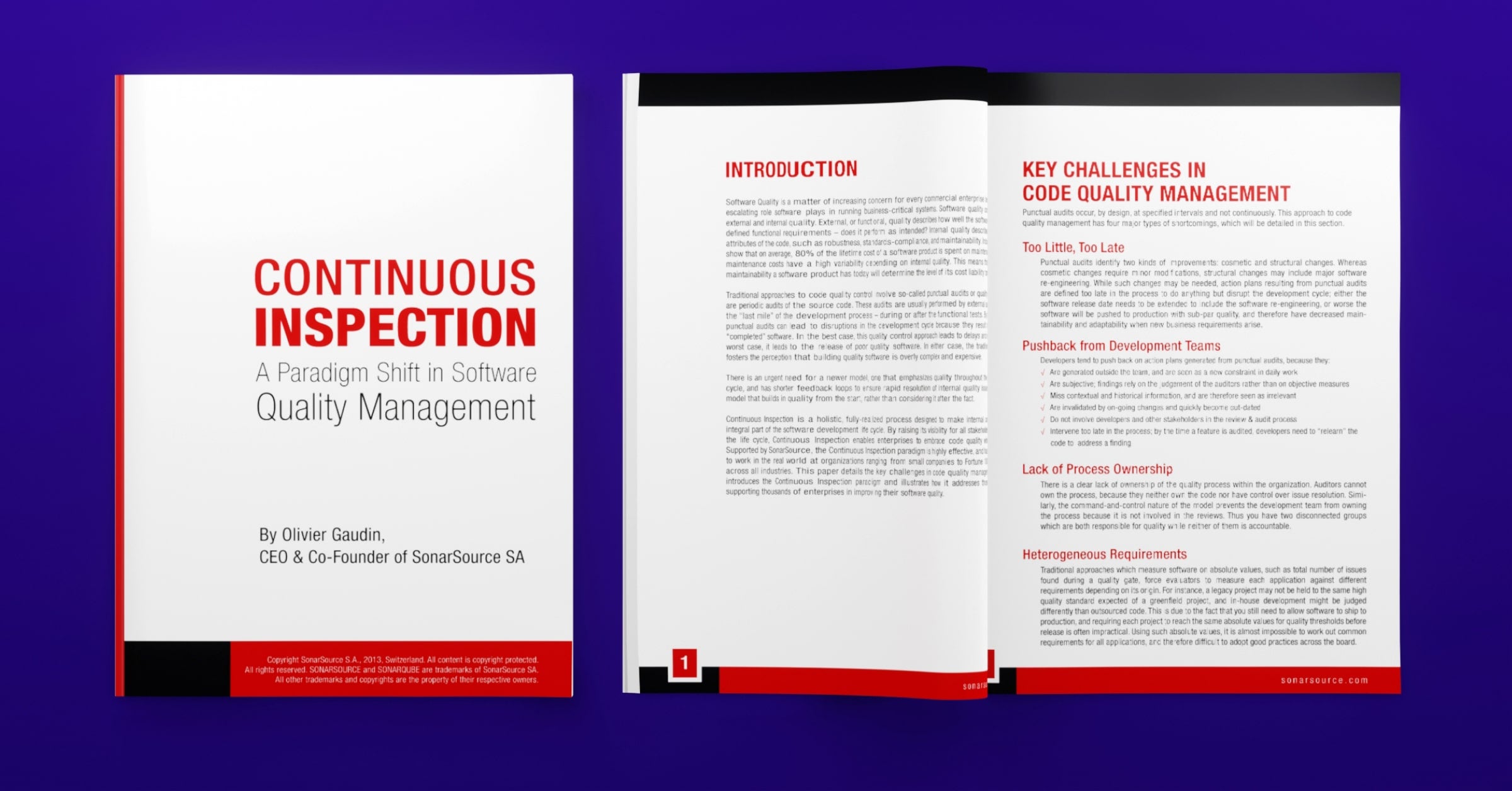 Continuous Inspection White Paper Cover and internal pages