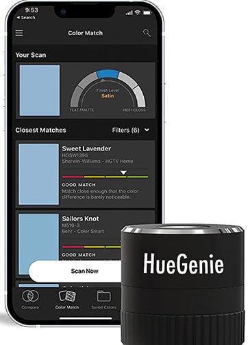 HueGenie device and app on smart phone