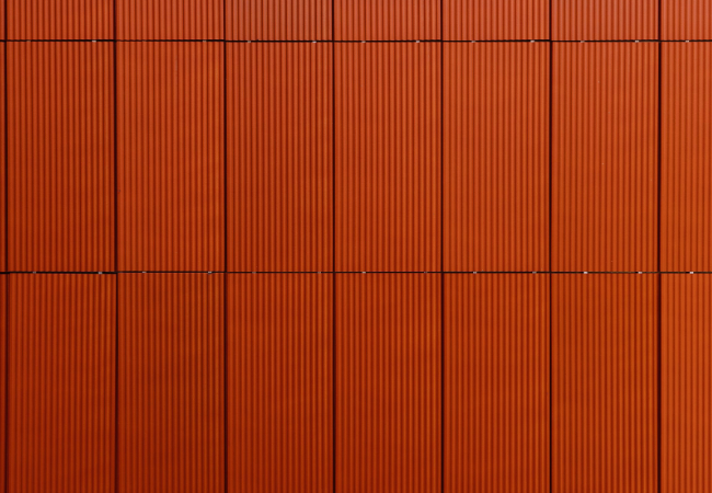 Red roof panels