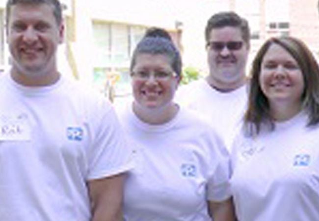 four PPG volunteers in Pittsburgh, Pennsylvania 