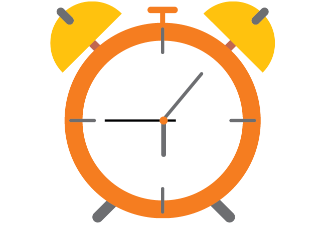 orang clock 