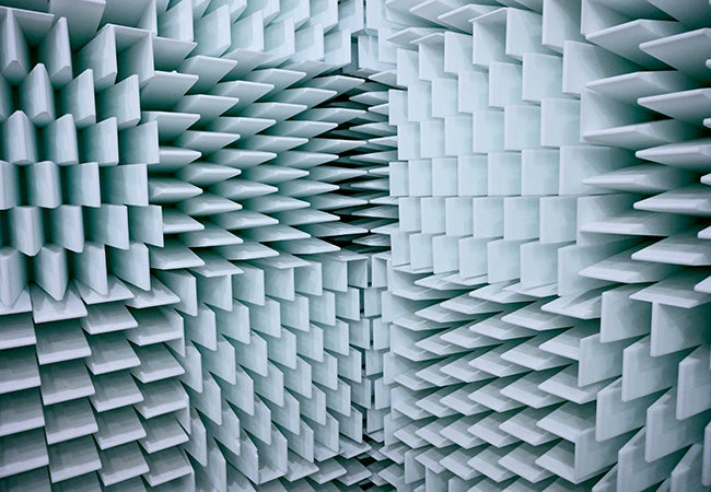 PPG aerospace engineered materials anechoic chamber