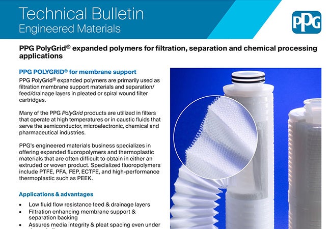 PPG aerospace dexmet PolyGrid Expanded Polymers