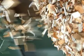 Materiale legnoso di scarto