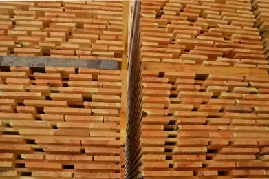 Legno di cirmolo essiccato all'aria