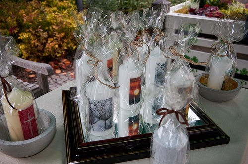 Schulladen Kerze selbstgestaltet Schulladen Kerze selbstgestaltet