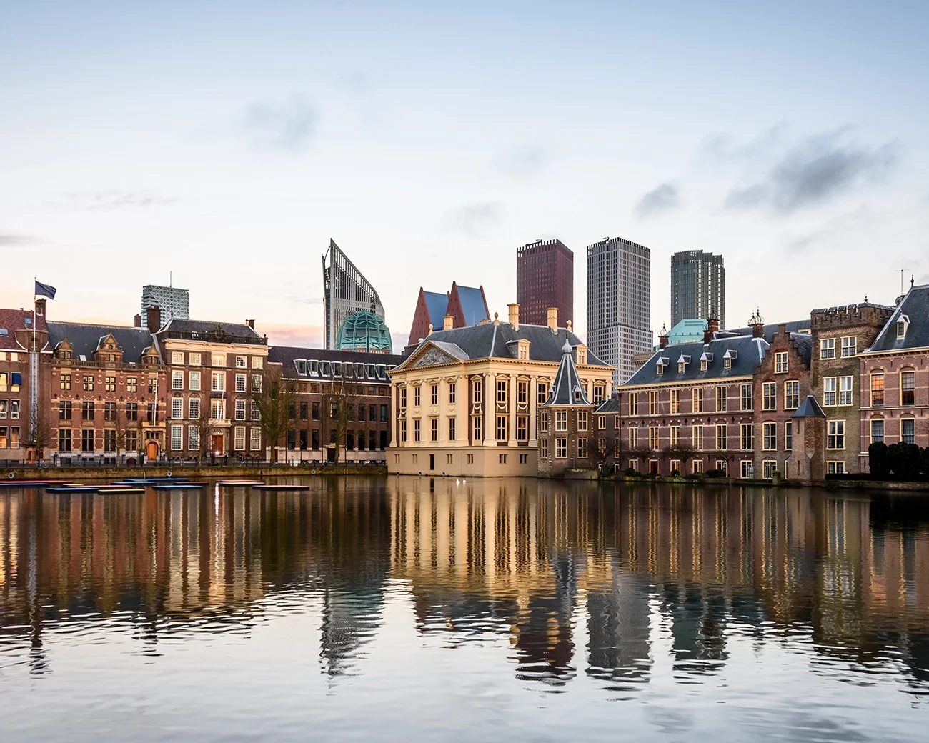 De gebouwen van het Binnenhof
