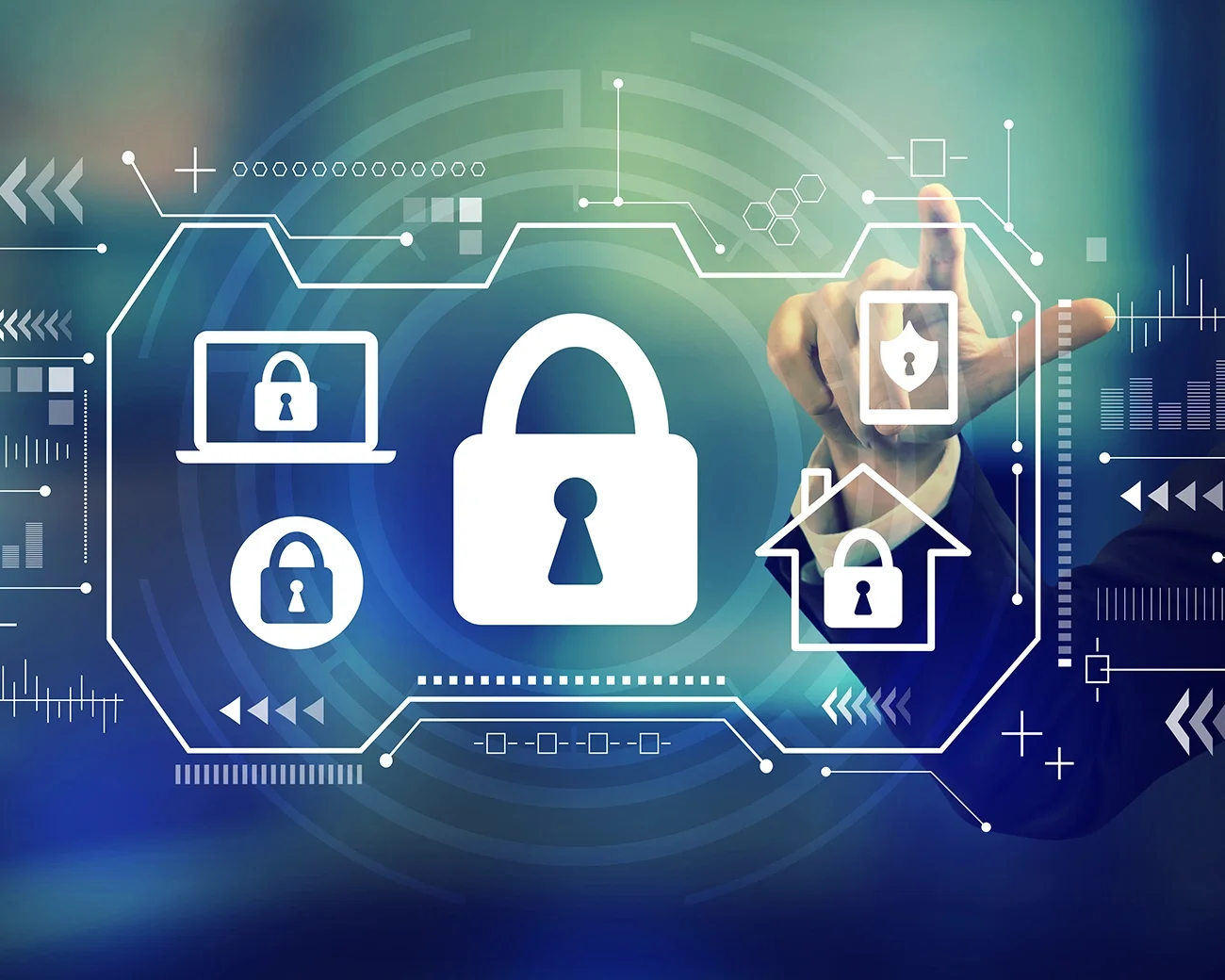 CISSP-professional werkt aan informatiebeveiliging