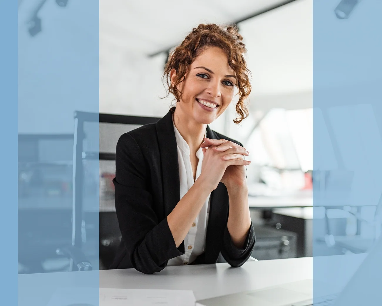 Officemanager aan het werk