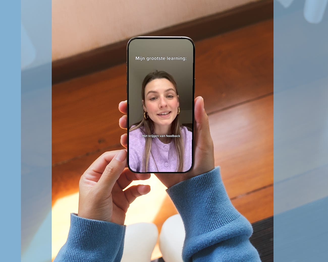 Telefoon met TikTok