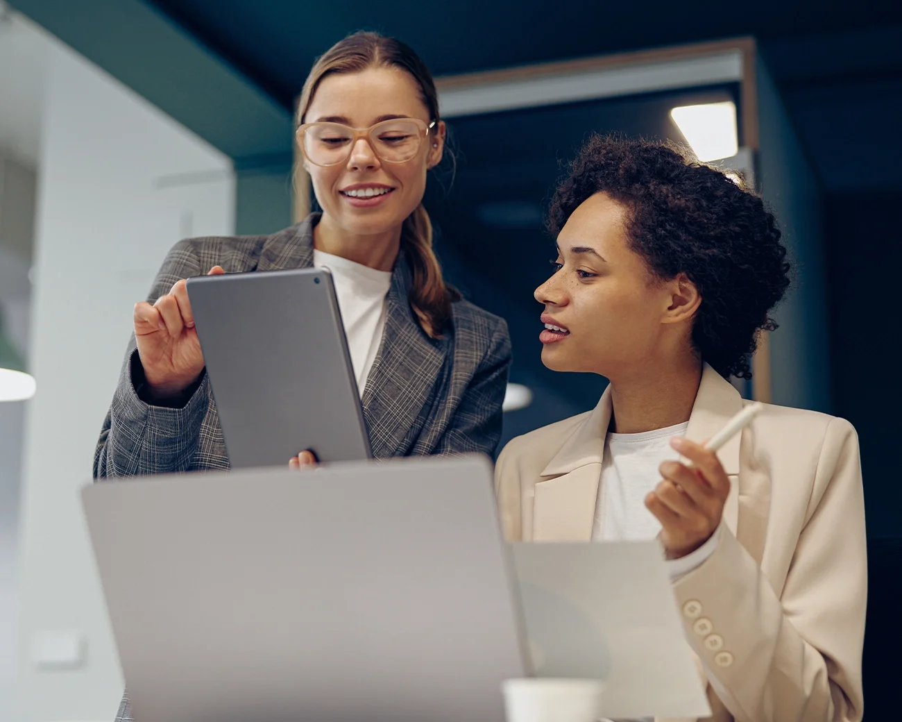 Manager en co-manager in overleg
