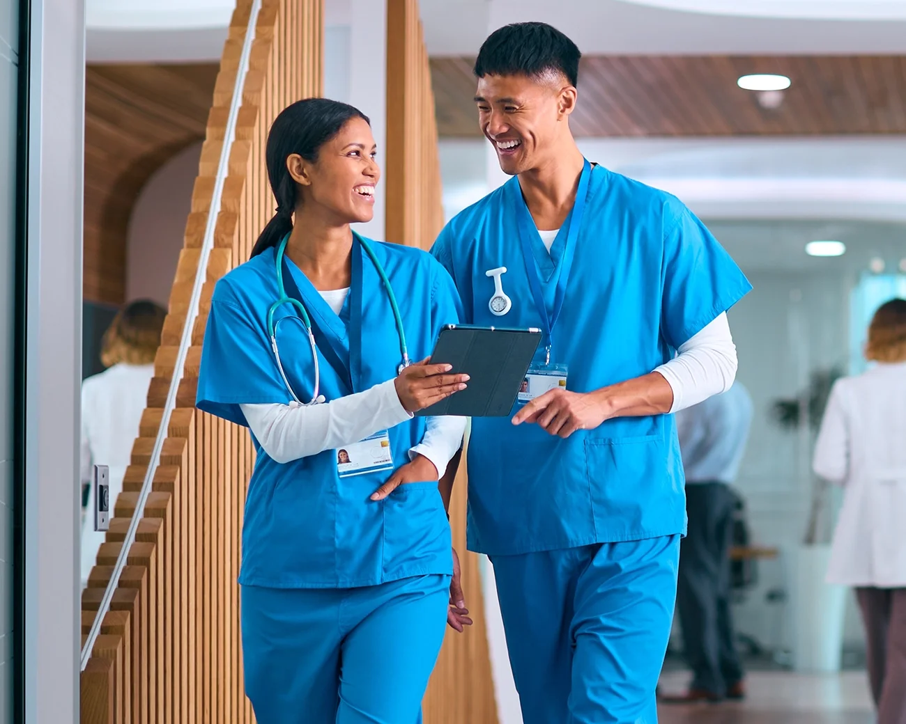 Dokters in ziekenhuis