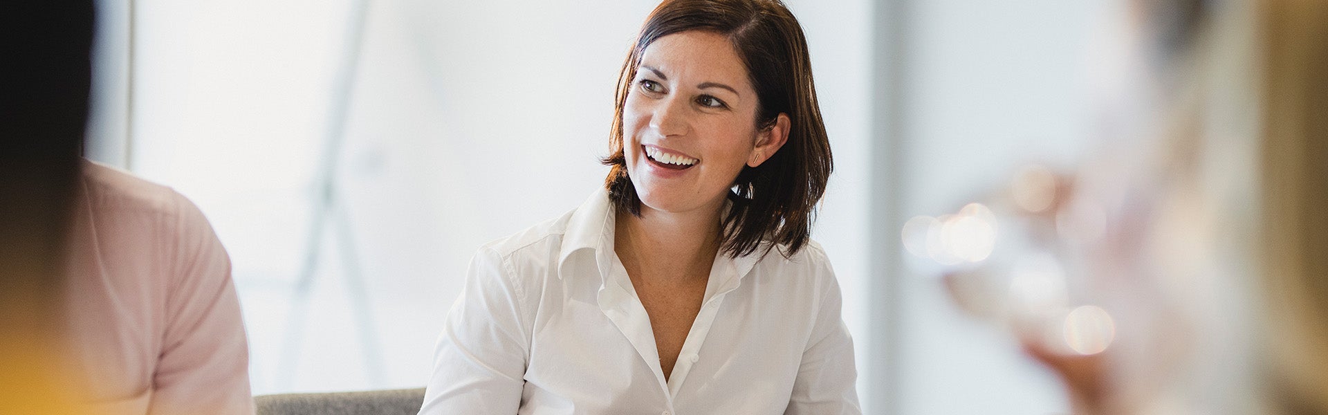 Lachende vrouw