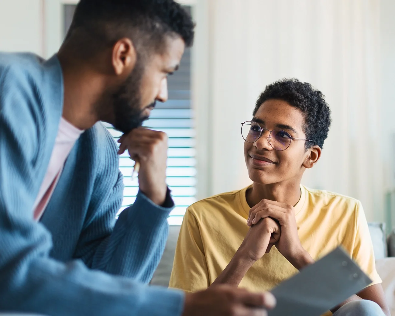 Intern begeleider aan het werk