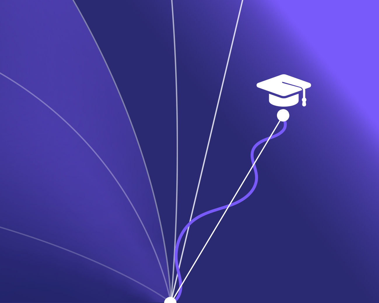 Animatie kortste route naar je diploma