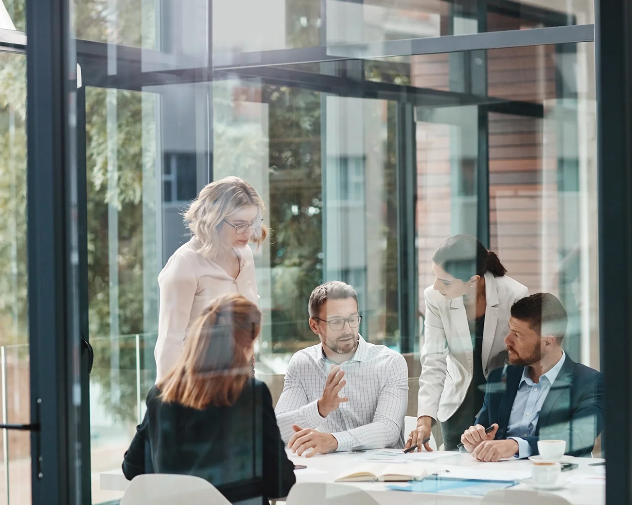 Overzicht in meeting ruimte