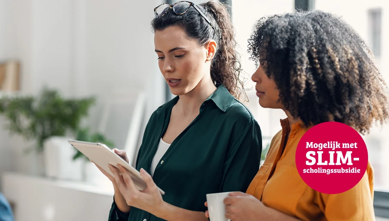 2 vrouwen met ipad Slim subsidie