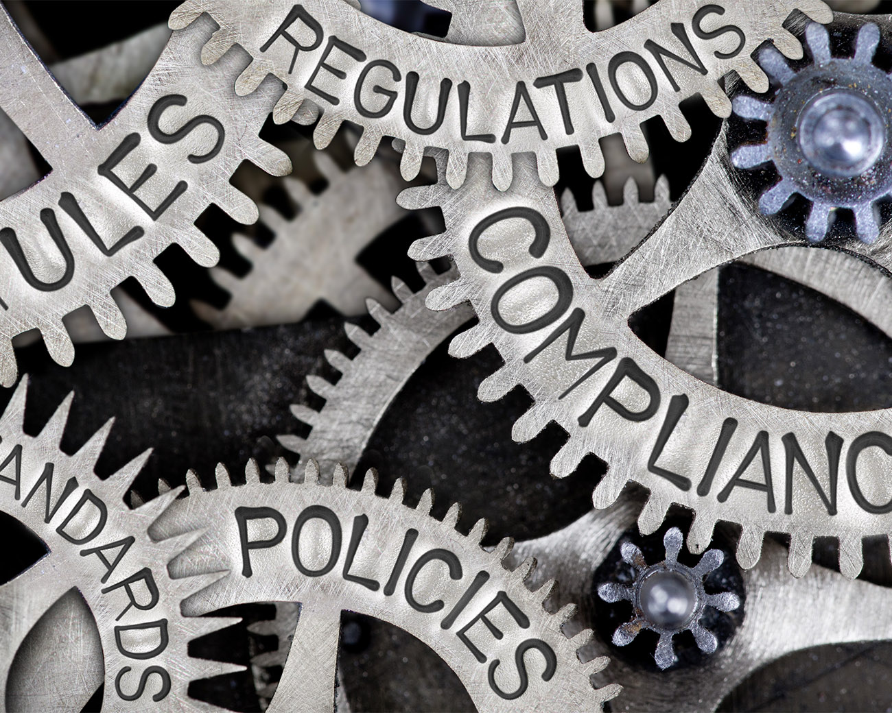 Tandwielen met compliance en regelgeving