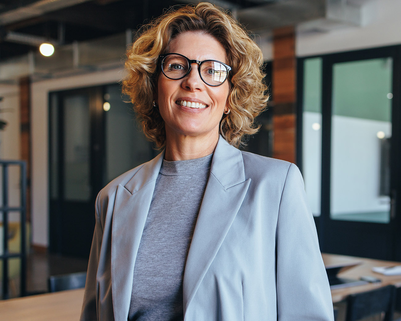 Professional in een kantooromgeving