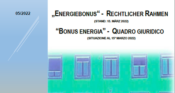 Bonus energia