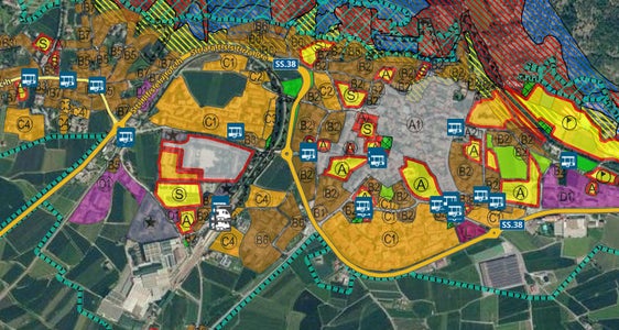 Delimitare l'area insediabile