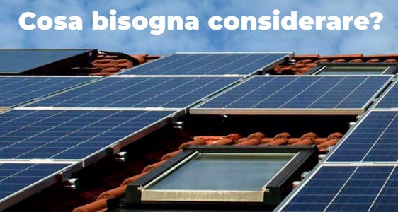 Pannelli fotovoltaici e collettori solari termici