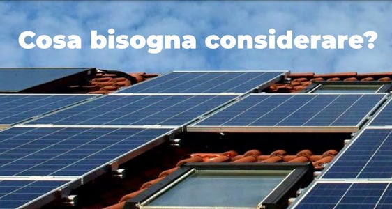 Pannelli fotovoltaici e collettori solari termici