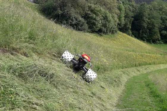 Mäharbeiten in Gufidaun