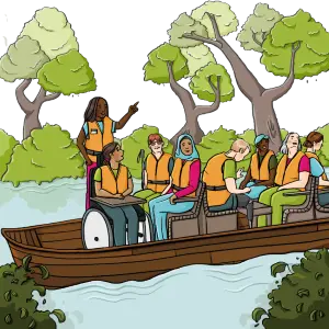 Un gita di gruppo accessibile a tutti Un gita di gruppo accessibile a tutti