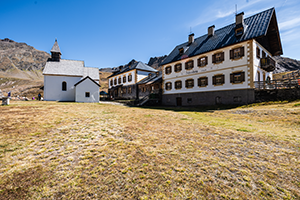 Das ist die Schütz·hütte am Standort Schneeberg.