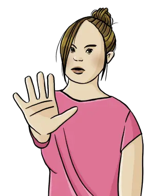 Una donna dice no alla violenza Una donna dice no alla violenza