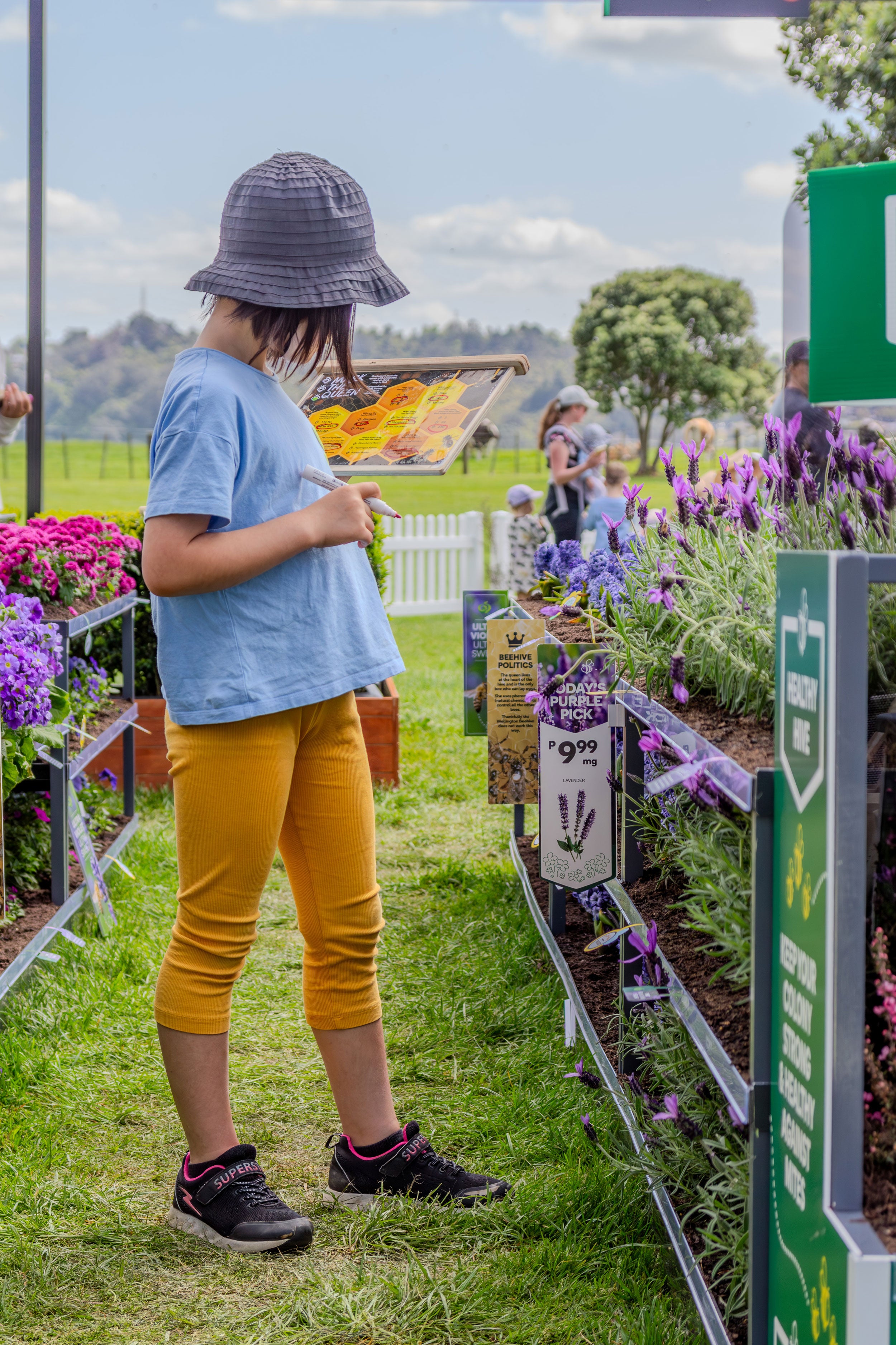 Aisles full of bees favourite flowers, trees and plants