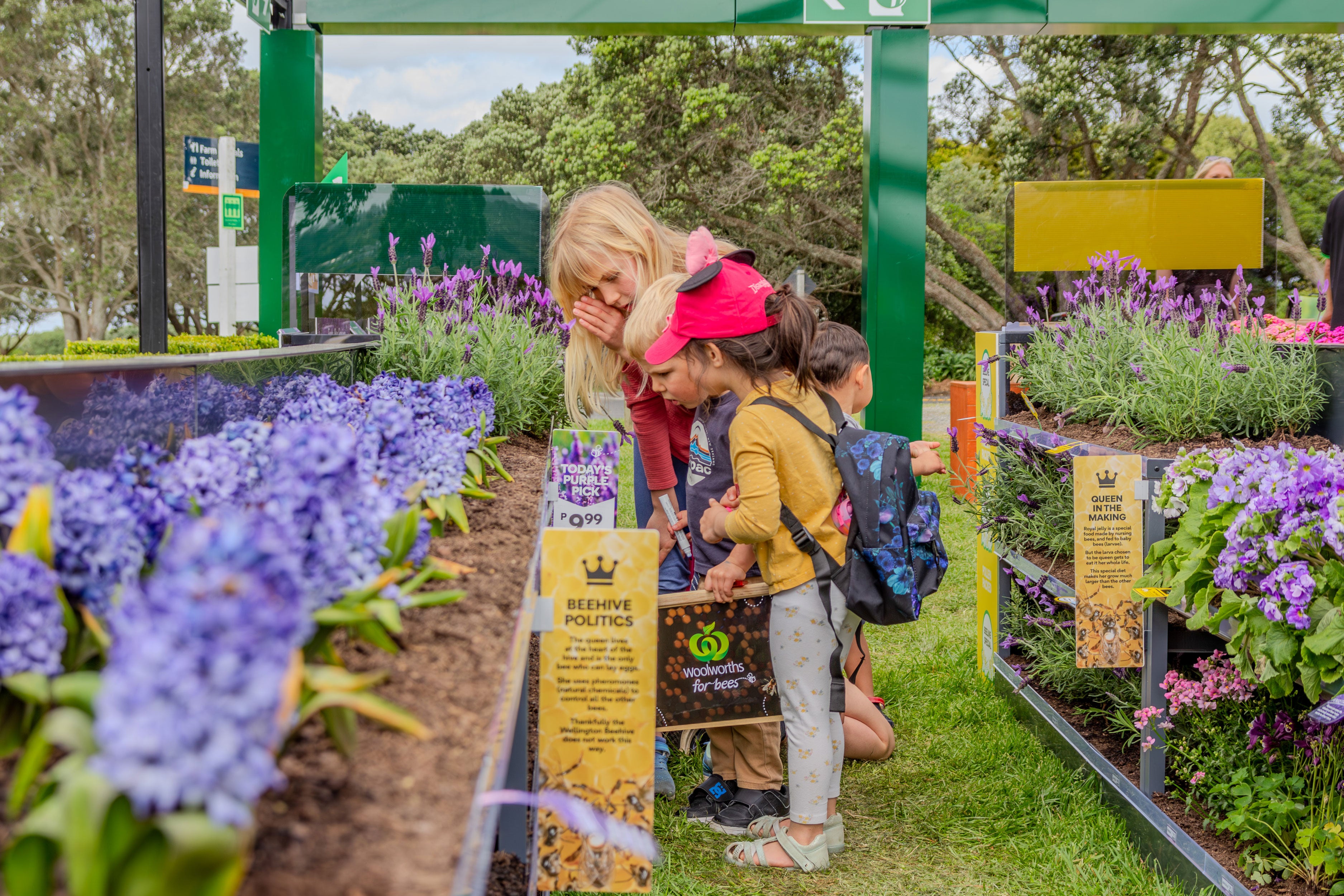 Children had the chance to learn about bees and their critical role in the ecosystem